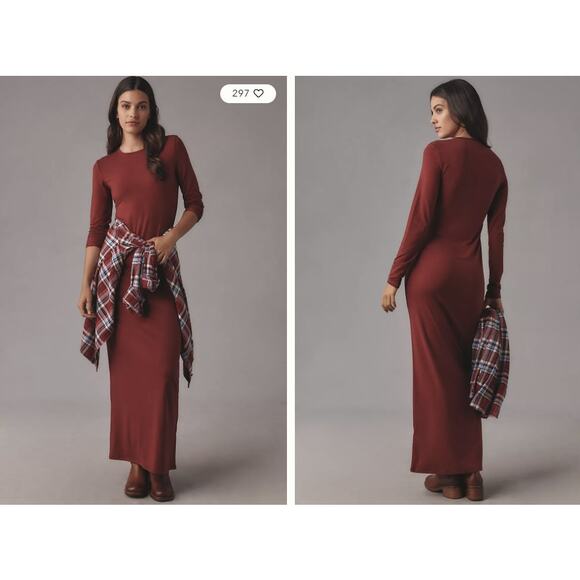 NWT Reformation Tommie Knit Maxi Dress Size XS Wine #NB503 - Picture 1 of 10